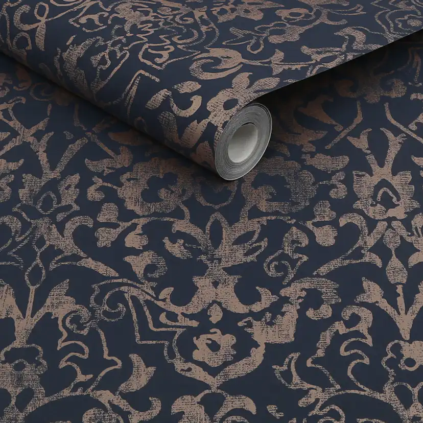 Tapet NEXT Majestic Damask Navy