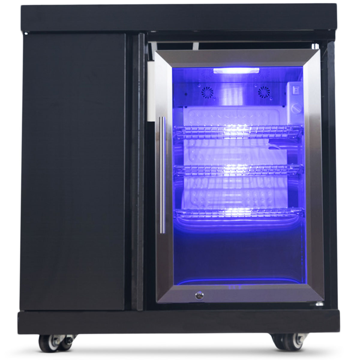 Kylskåp Metalcraft Till Gasolgrill Miami Blackline