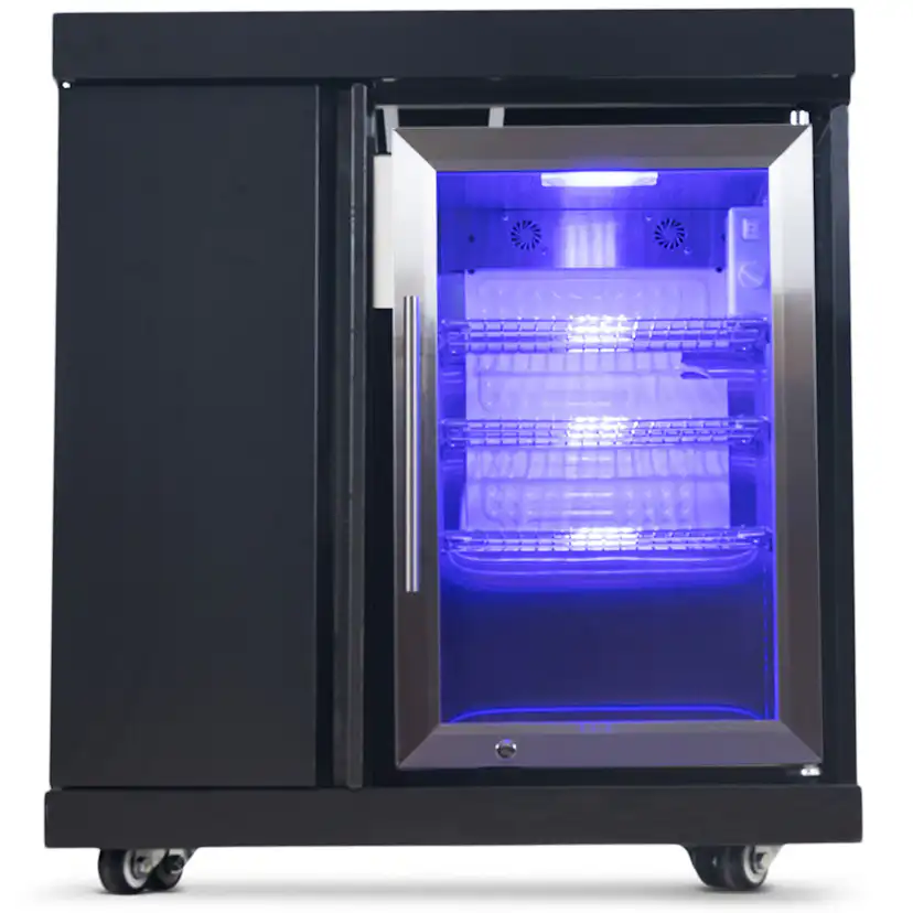 Kylskåp Metalcraft Till Gasolgrill Miami Blackline