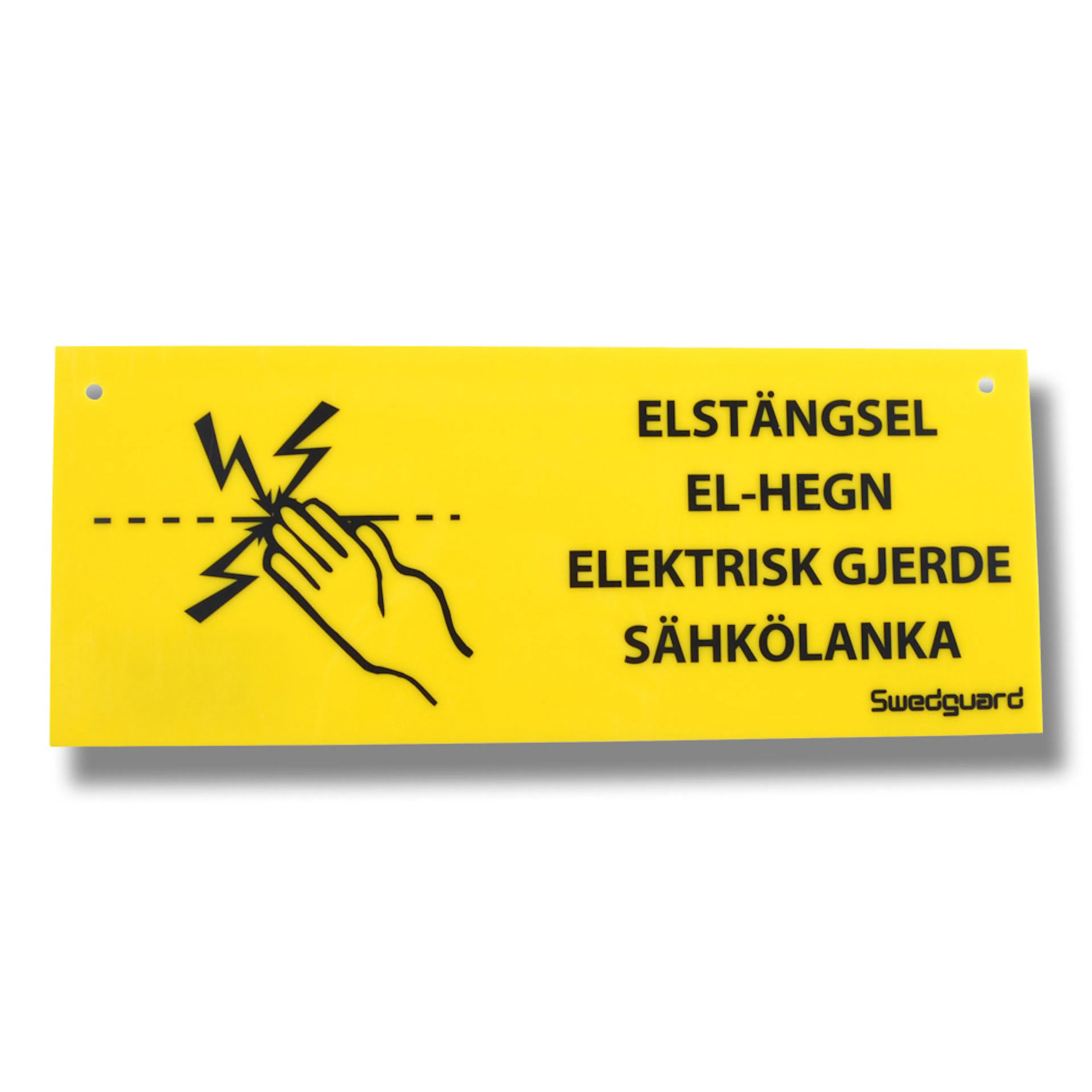Varningsskylt Swedguard Elstängsel 1