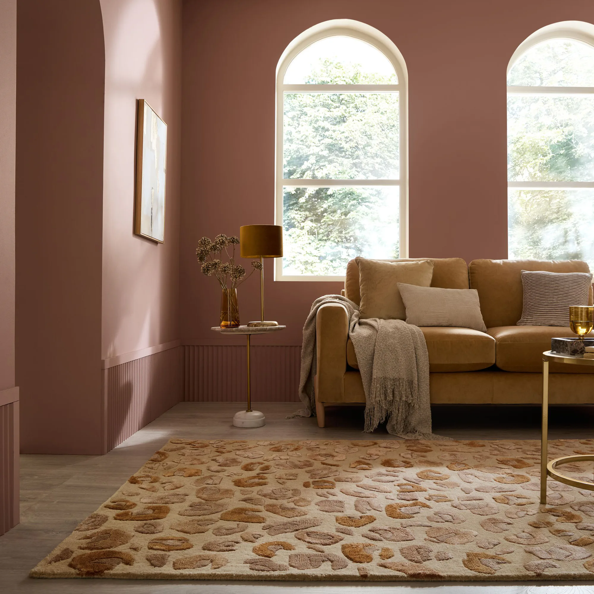 Rektangulär Matta Flair Rugs Leopard Print