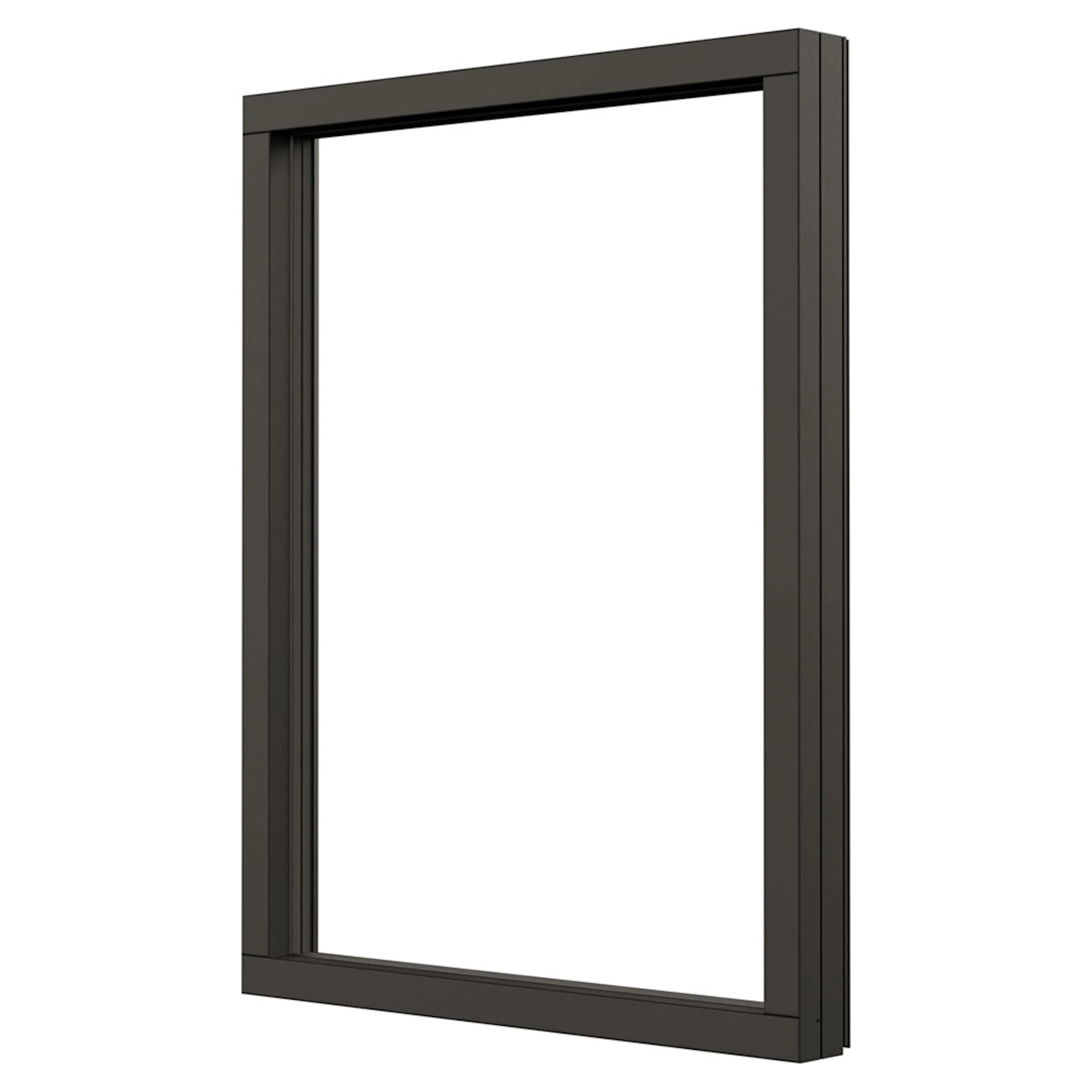 NTech fast fönster BlackLine trä/alu, 18x21 Svanenmärkt BxH: 180x210 cm