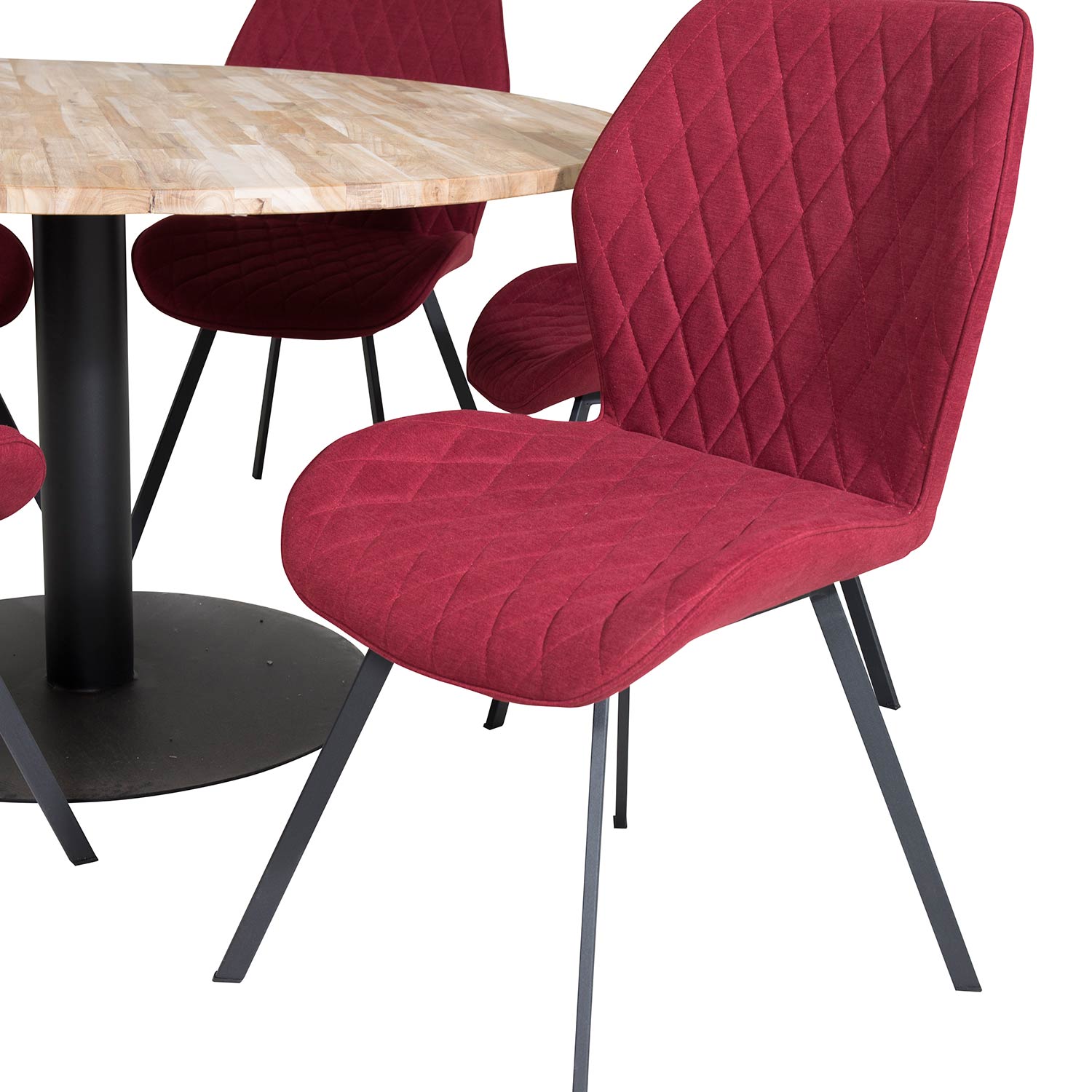 Matgrupp Venture Home Cirebon Rund med 6 Gemma Stolar