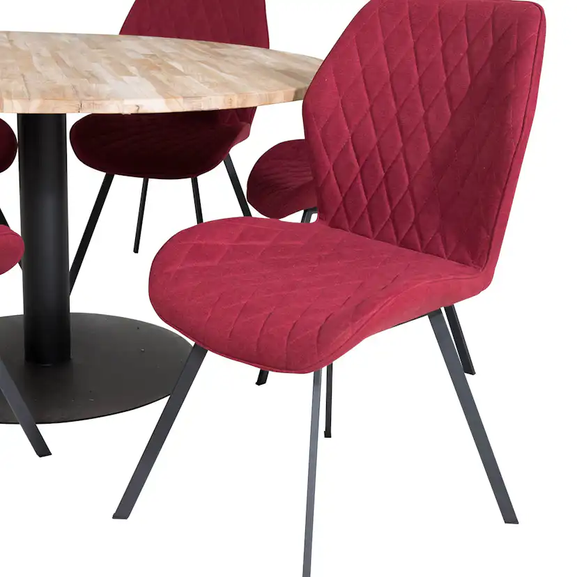 Matgrupp Venture Home Cirebon Rund med 6 Gemma Stolar