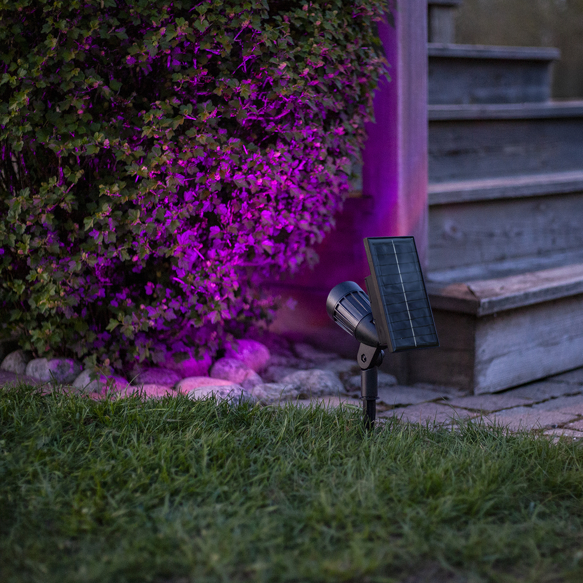 Solcell Spotlight Star Trading Powerspot LED