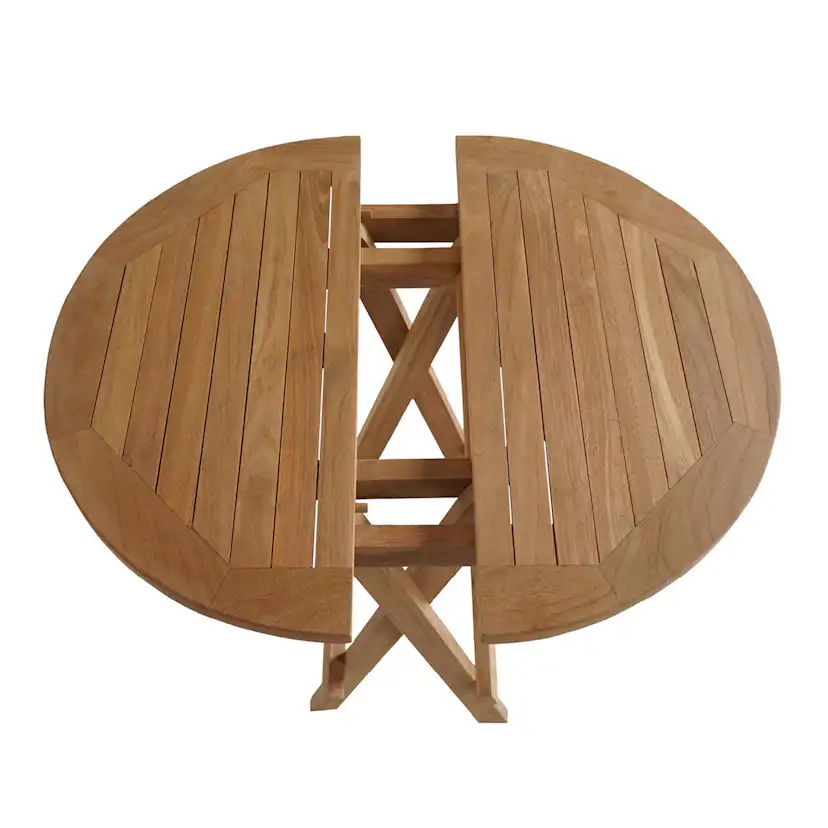 Trädgårdsbord Baltic Garden Tropea fällbart sidobord Ø50 cm