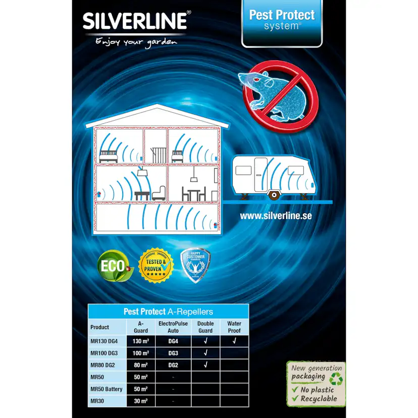 Avskräckare Silverline Mus och Råtta Mr50 Battery