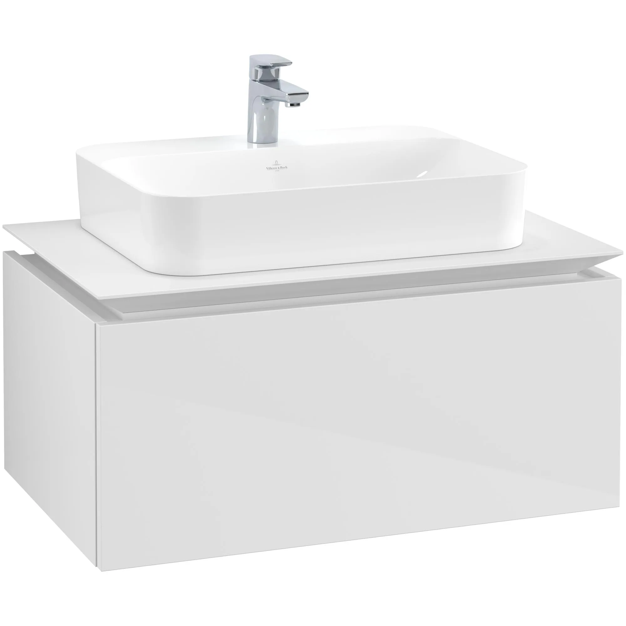Tvättställsskåp Villeroy & Boch Legato Kompakt med 1 Låda för Ytmonterat Tvättställ från Finion & Memento