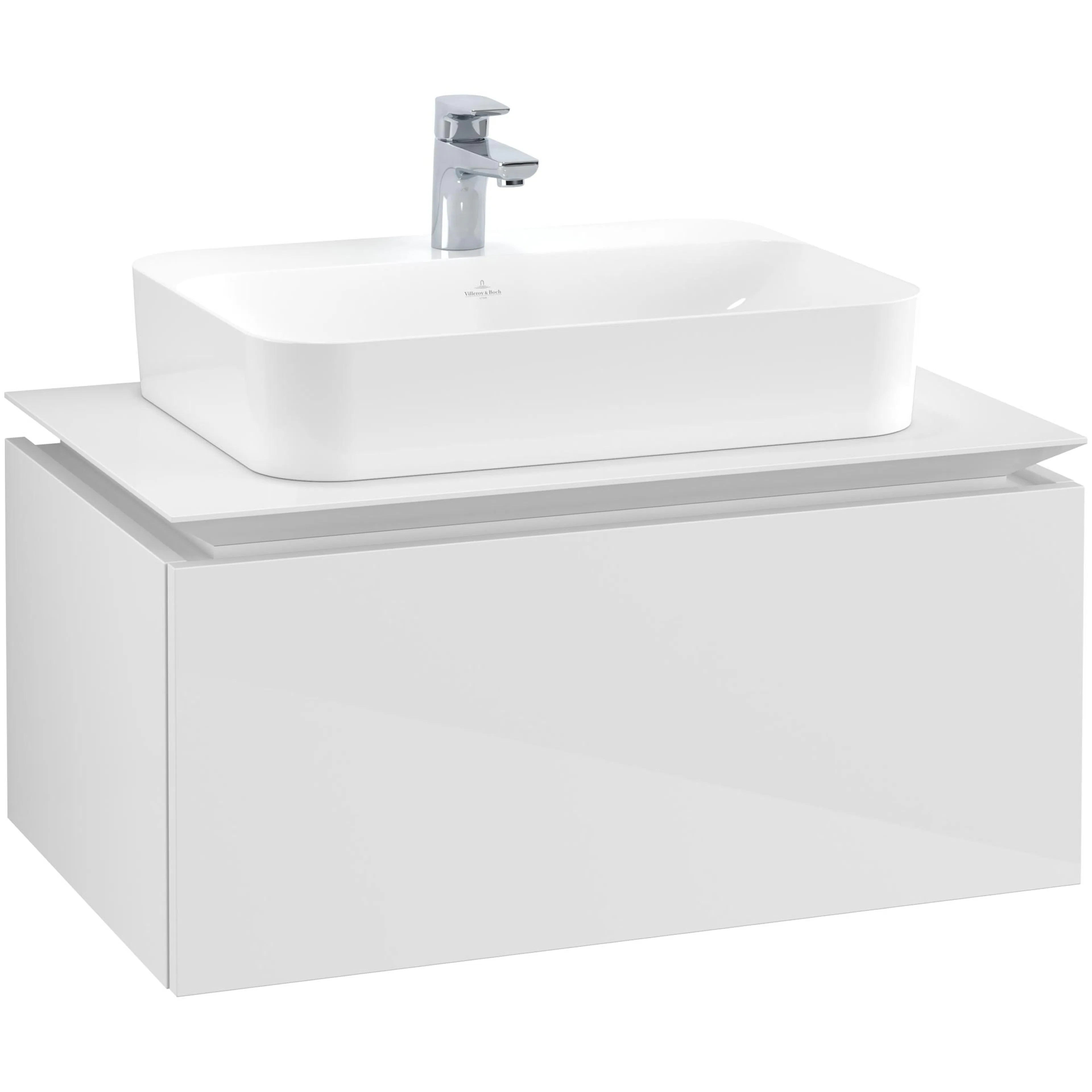 Tvättställsskåp Villeroy & Boch Legato Kompakt med 1 Låda för Ytmonterat Tvättställ från Finion & Memento