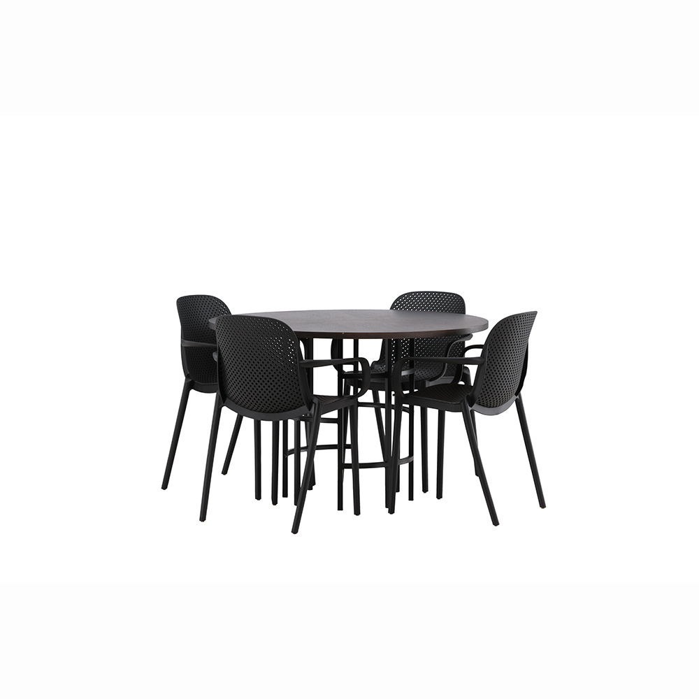 Matgrupp Venture Home Copenhagen med 4 Baltimore Stolar