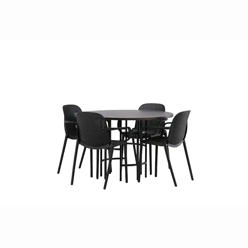 Matgrupp Venture Home Copenhagen med 4 Baltimore Stolar