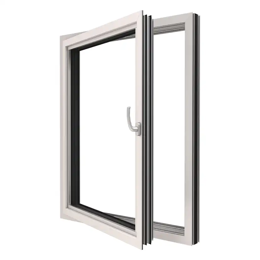 Sidohängt Fönster NorDan HelAlu 3-Glas Aluminium