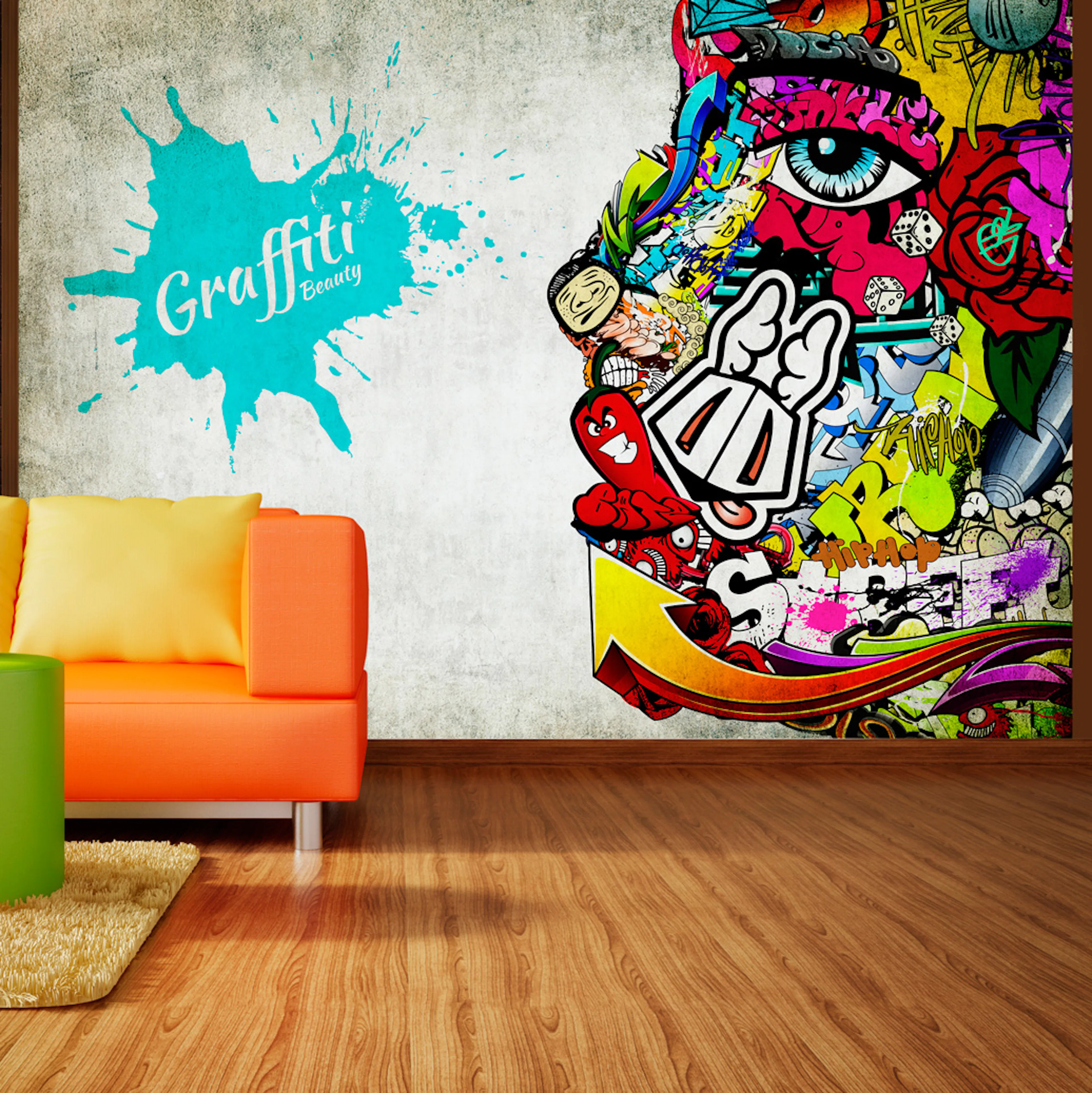 Fototapet Arkiio Graffiti Beauty