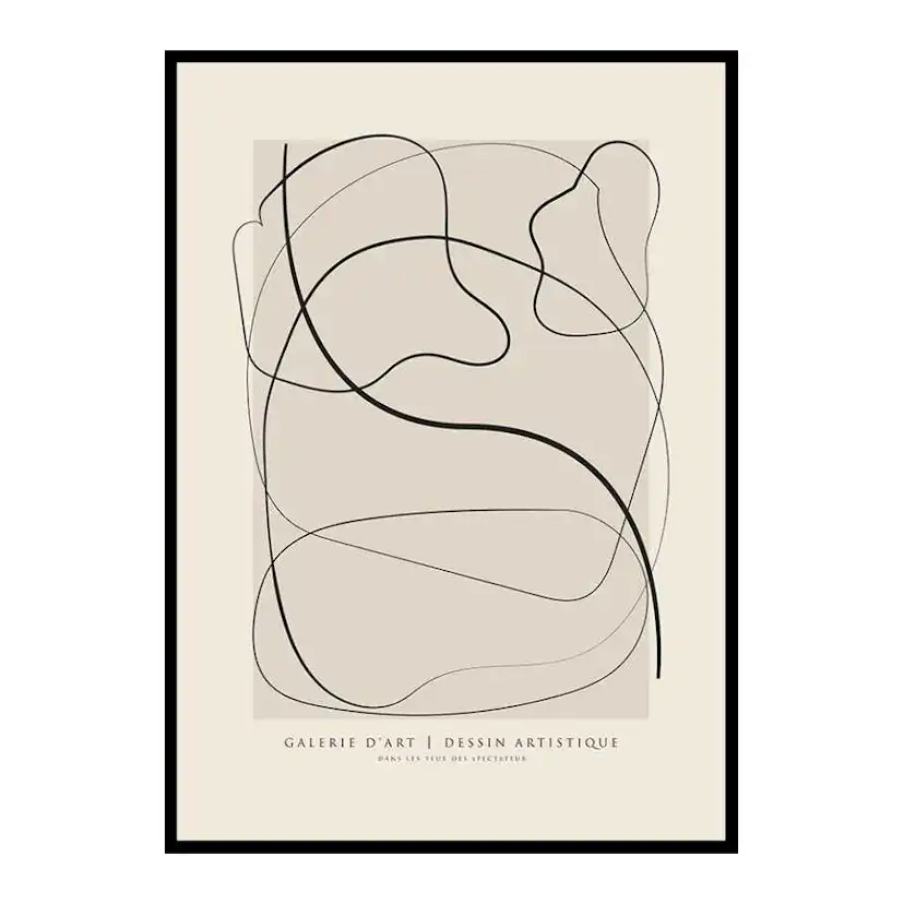 Poster Gallerix Dessin Artistique No1