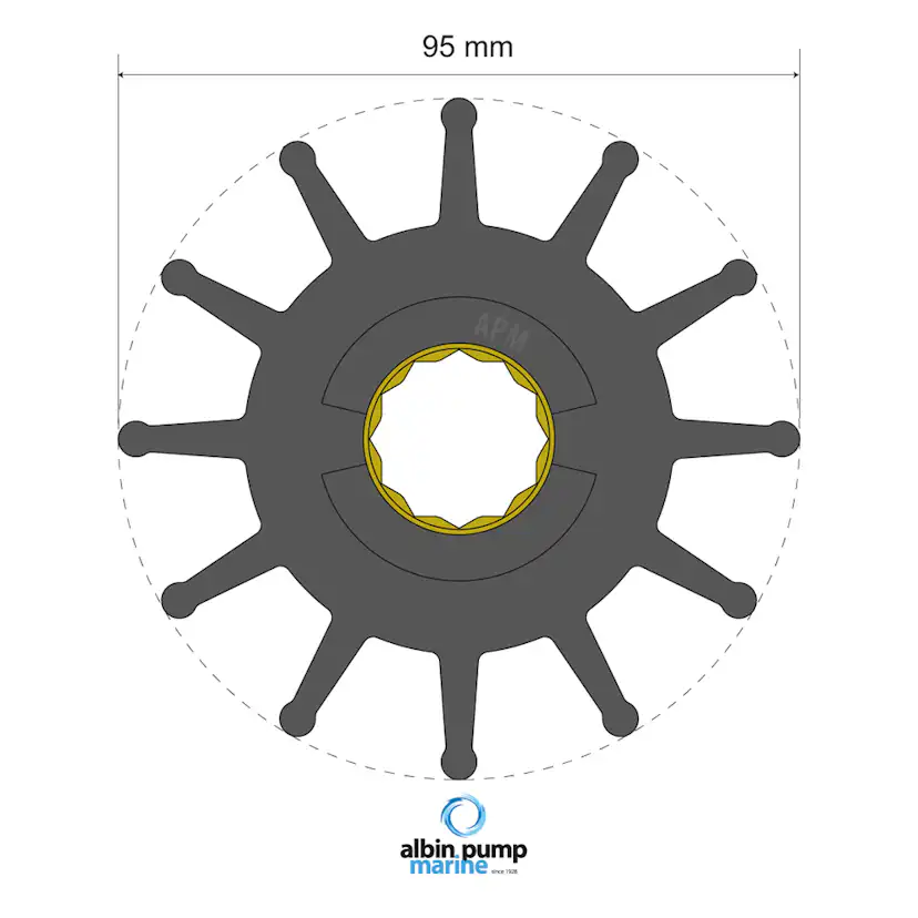 Impeller Albin Group Marine Premium 06-02-028