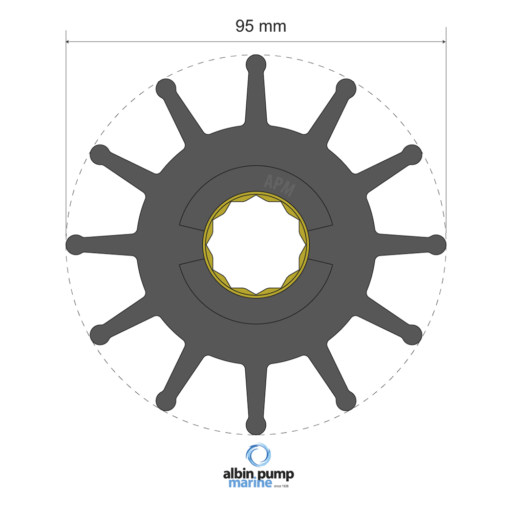 Impeller Albin Group Marine Premium 06-02-028