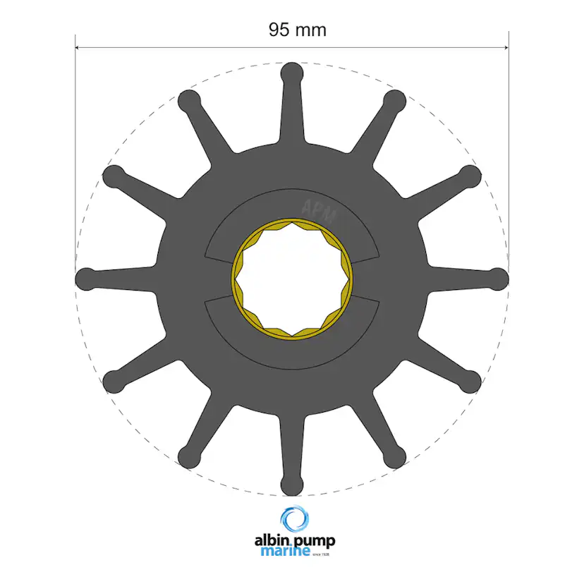 Impeller Albin Group Marine Premium 06-02-028