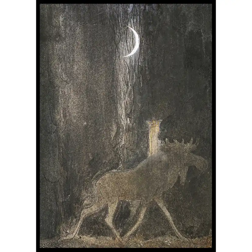 Poster Gallerix Tuvstarr och Skutt By John Bauer