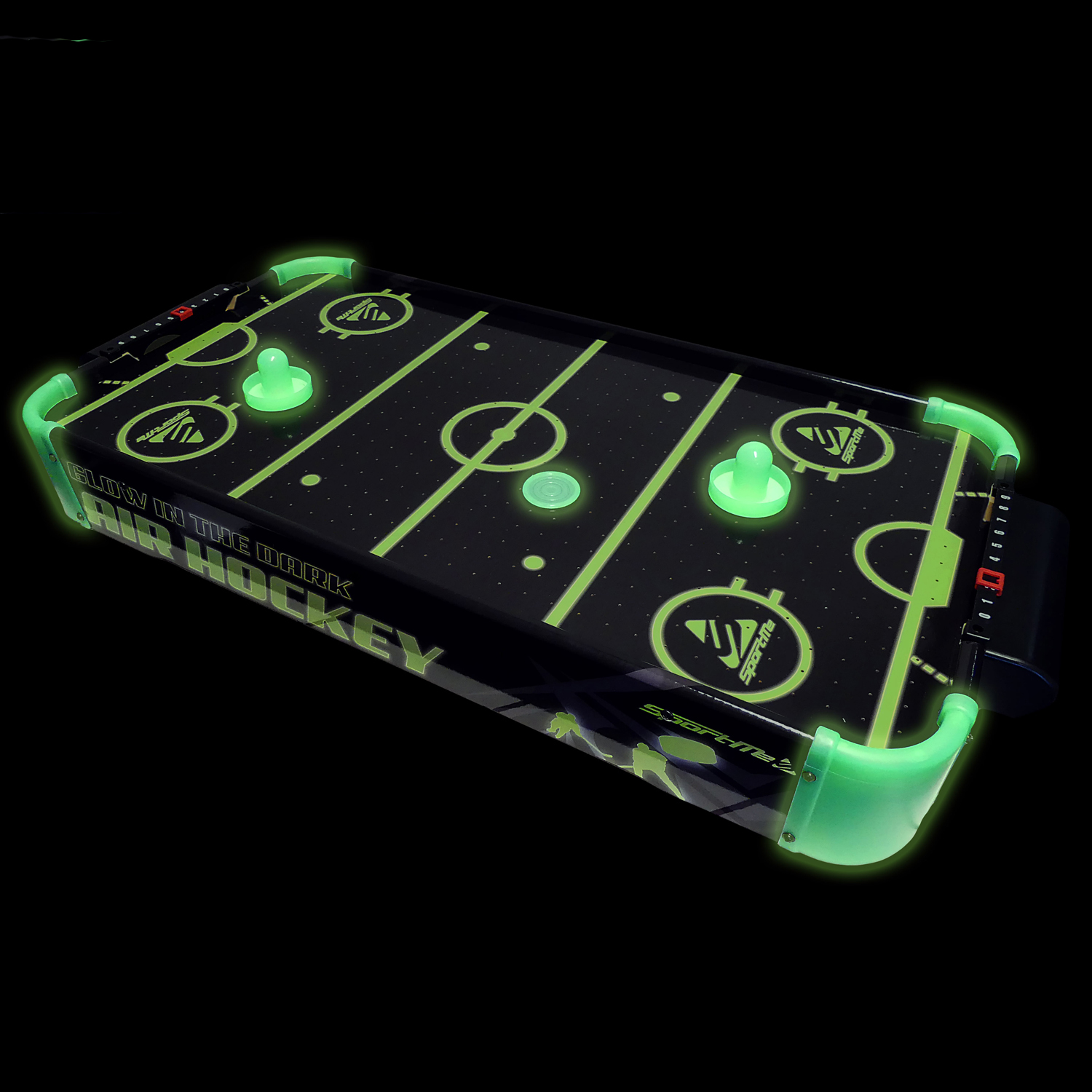 Airhockey SportMe Glow in the Dark