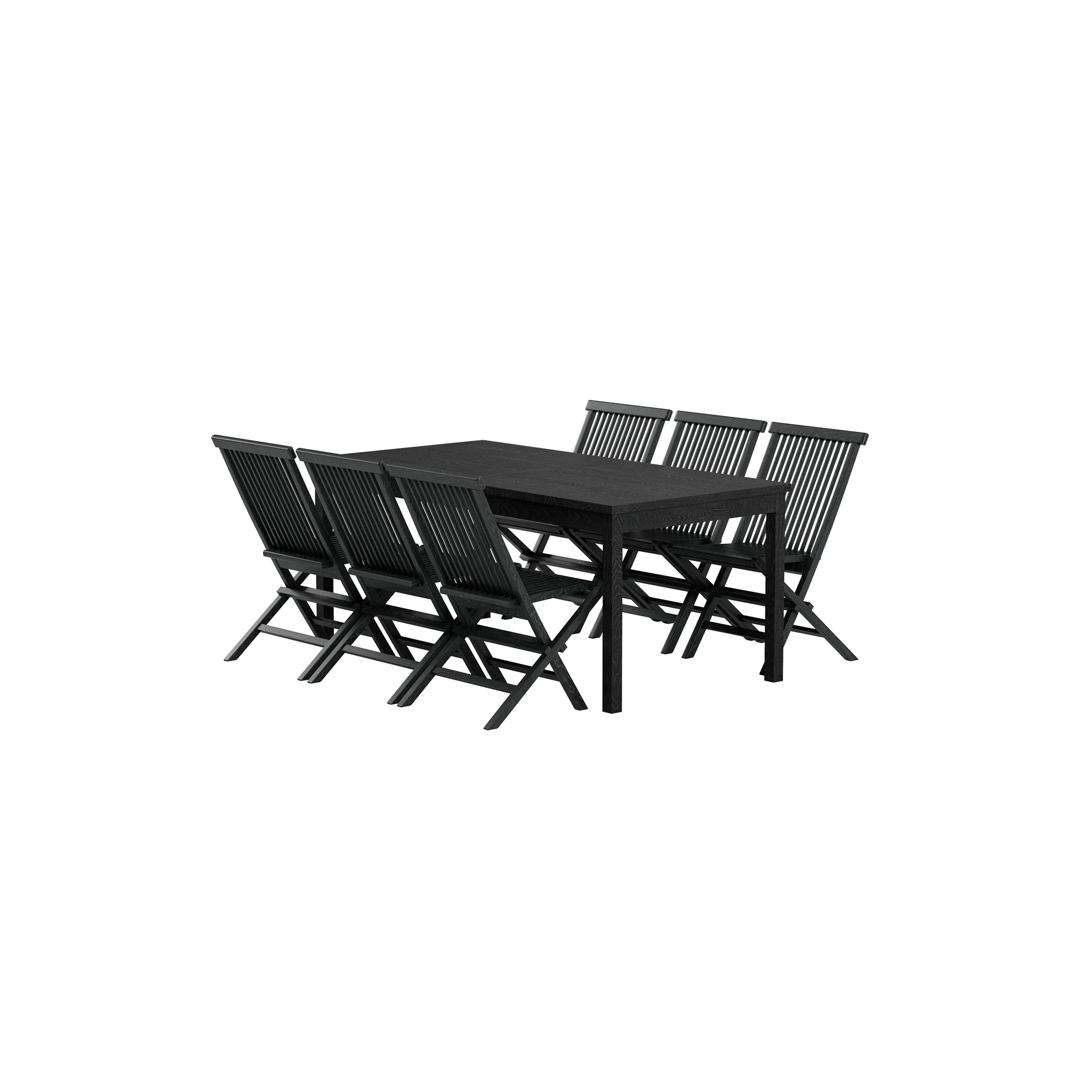Matgrupp Utomhus Venture Home Kenya 90x180 cm med 6 st Kenya Trädgårdsstolar
