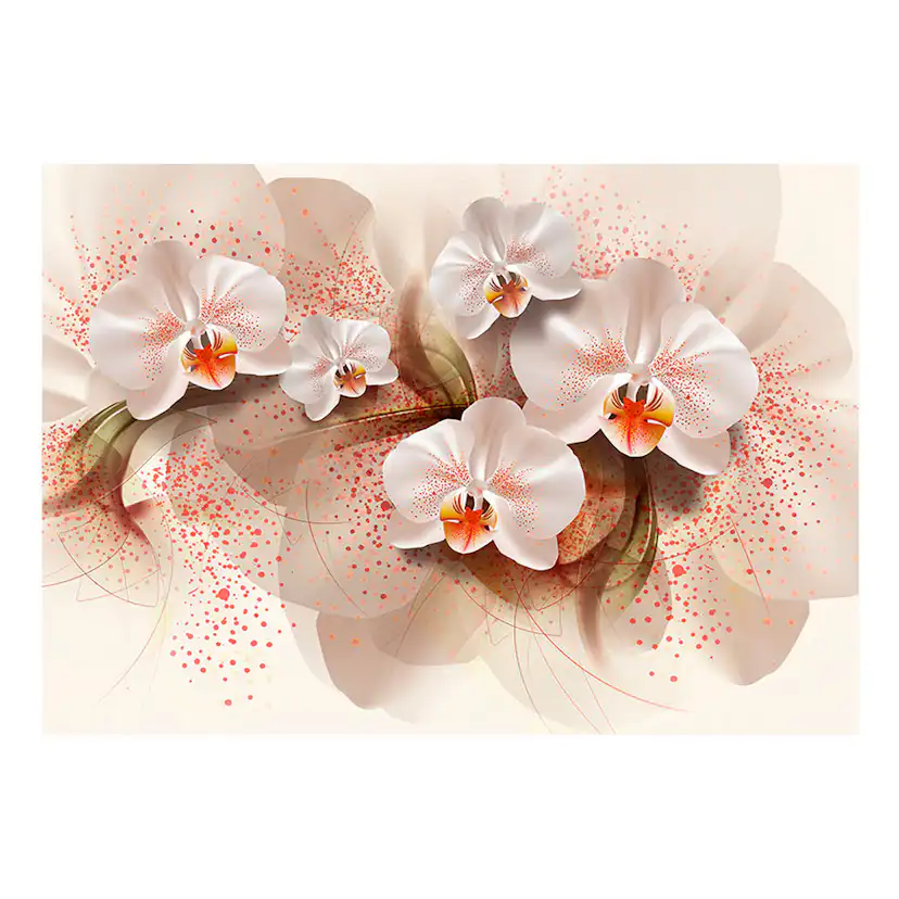 Fototapet Arkiio Pale Yellow Orchids