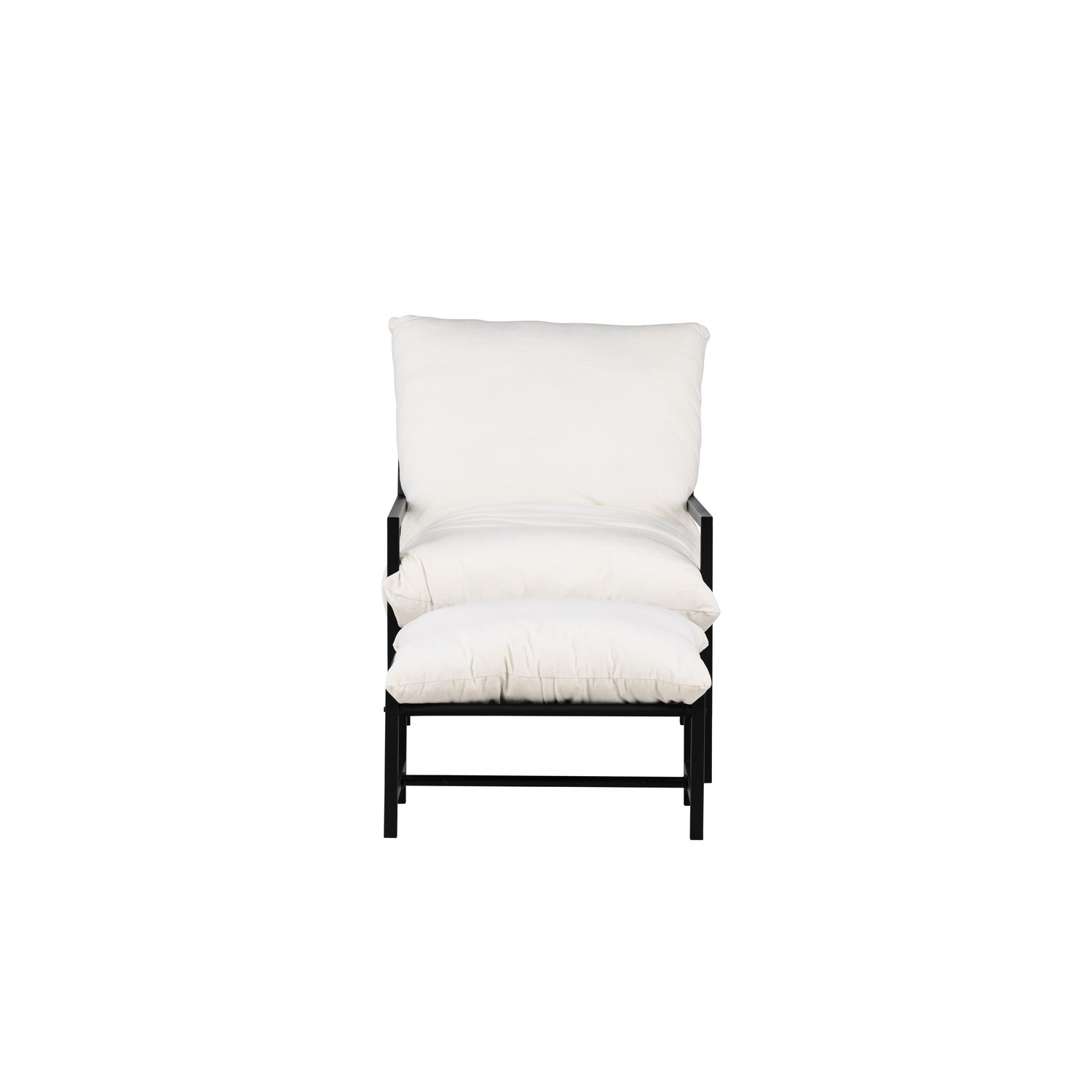 Corso Lounge Chair - Black / Beige Svart