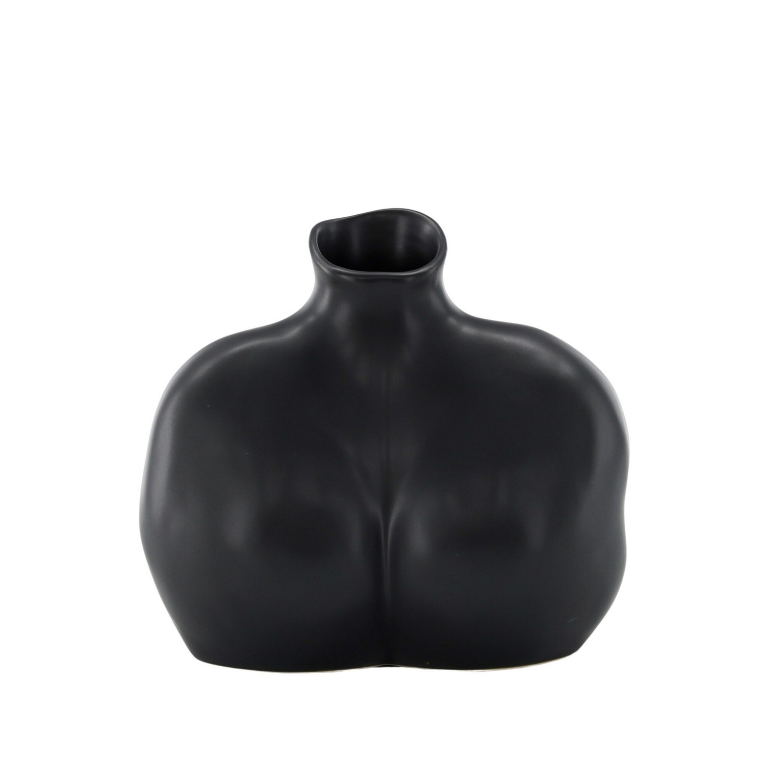 Harvey Vase - Matte Black - 17*10*15Hcm Svart