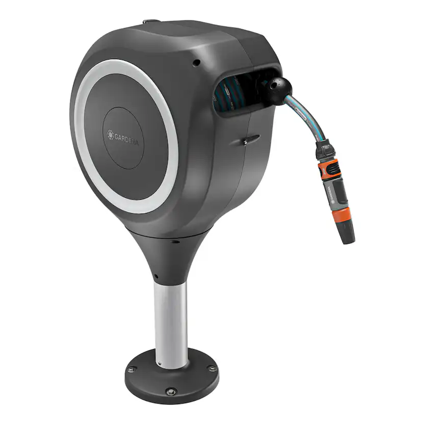 Slangbox Gardena Altan RollUp M 20 m Vit