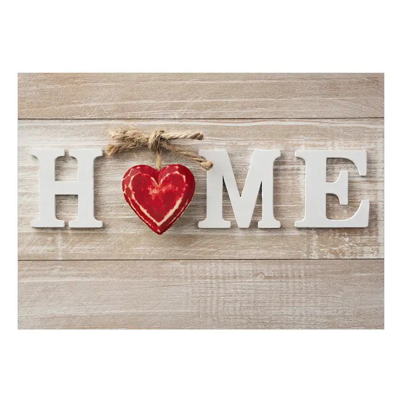 Fototapet Arkiio Självhäftande Home Heart Red