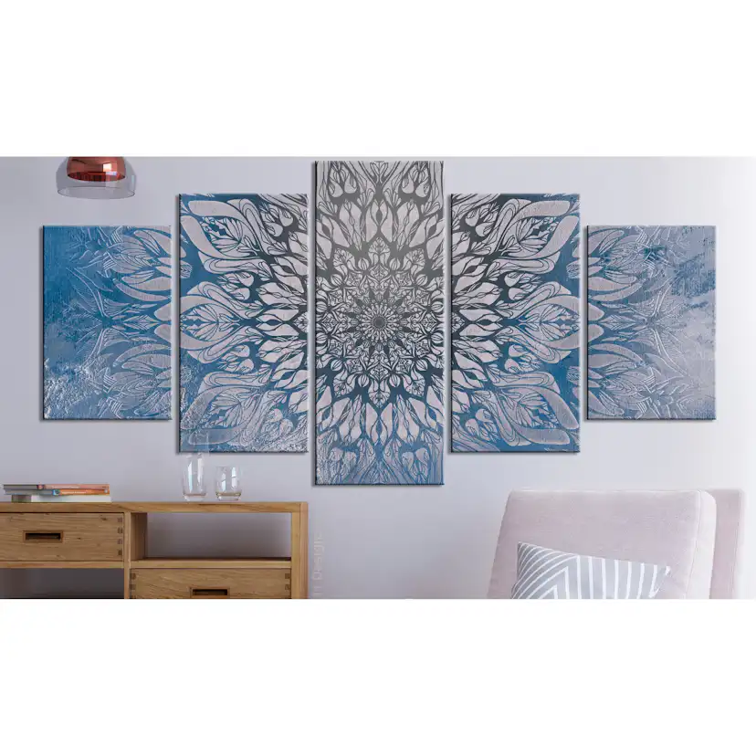 Tavla Arkiio HypnosisBlue Wide 5 delar