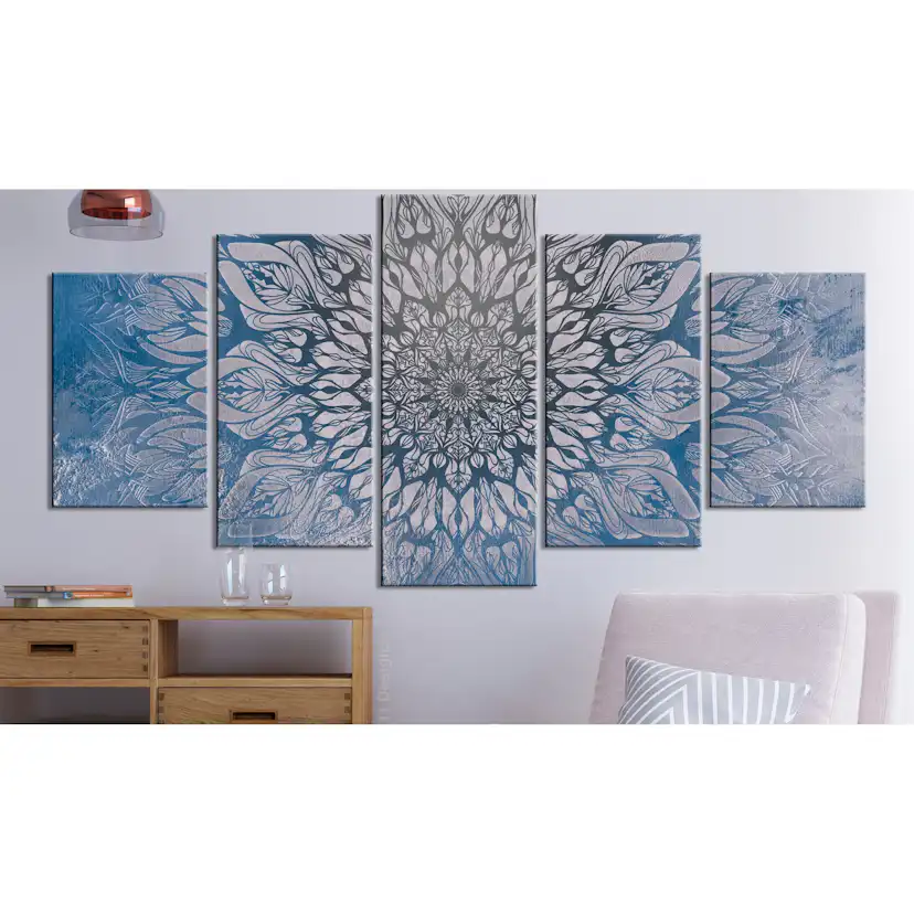 Tavla Arkiio HypnosisBlue Wide 5 delar