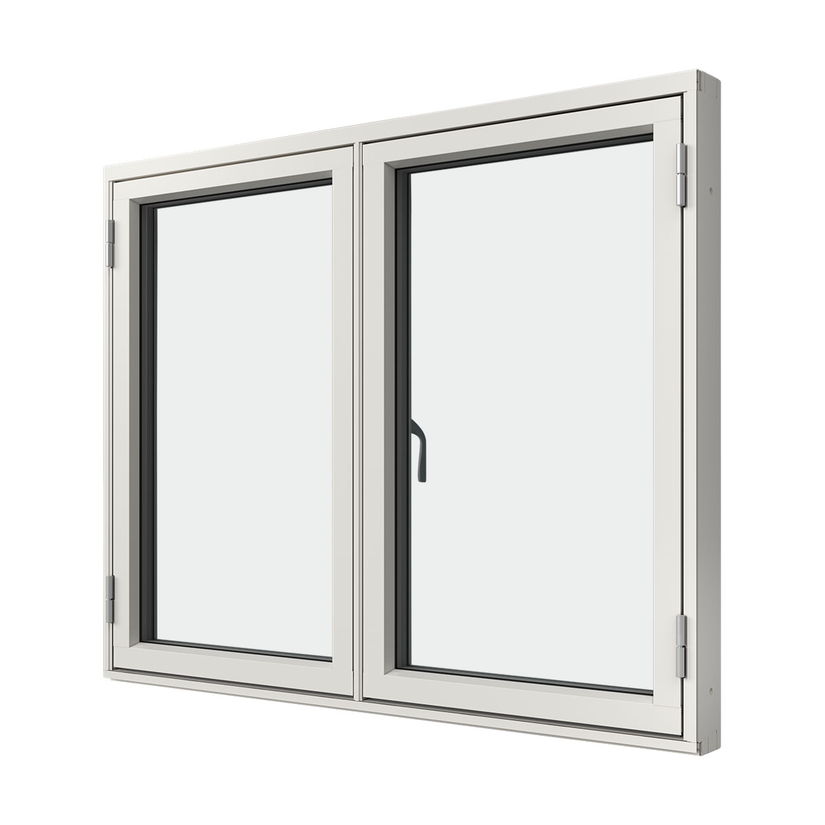 Sidohängt Fönster Elitfönster Original Aluminium 2-Luft