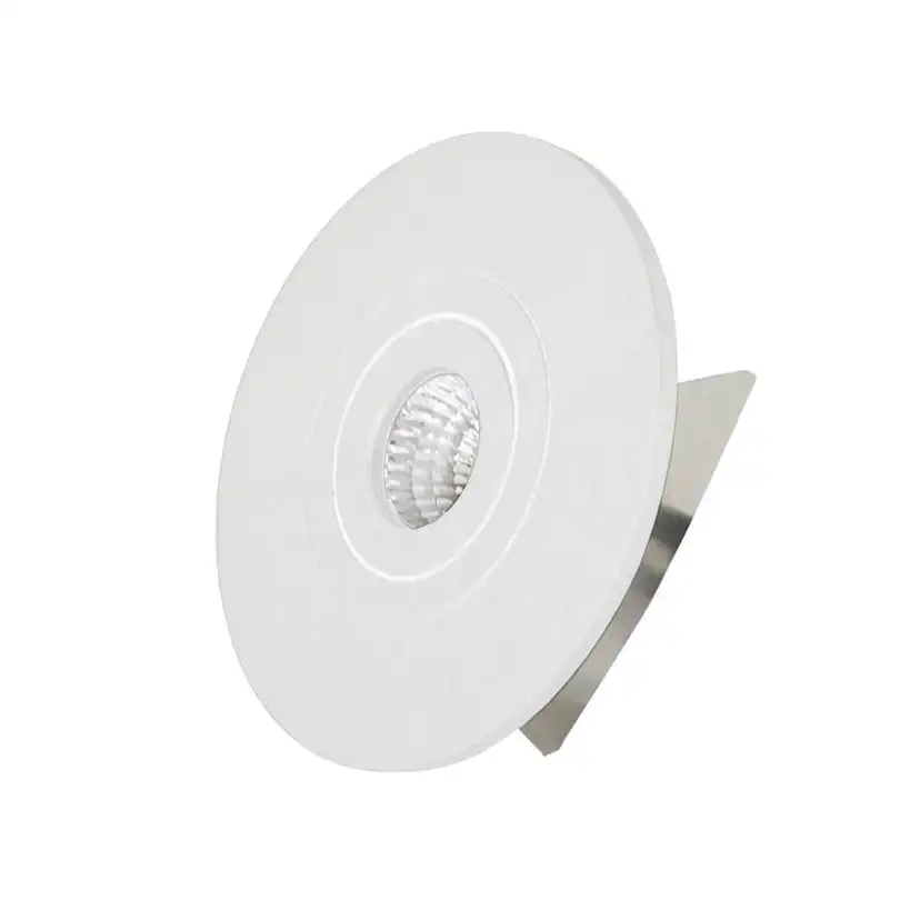 LED DOWNLIGHT 80mm, RUND, 3.3W, 310Lm Vit, Ljustemperatur: 3000 K