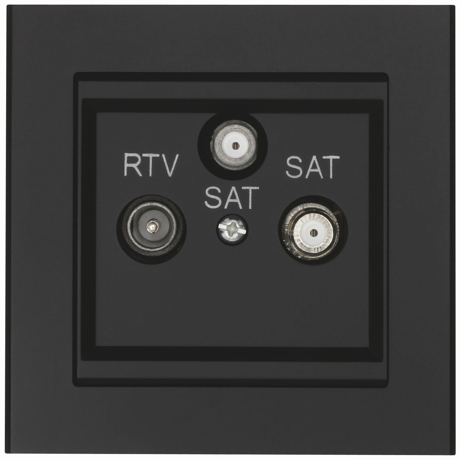 Slututtag Malmbergs Optima Tv/2xSatellit Svart
