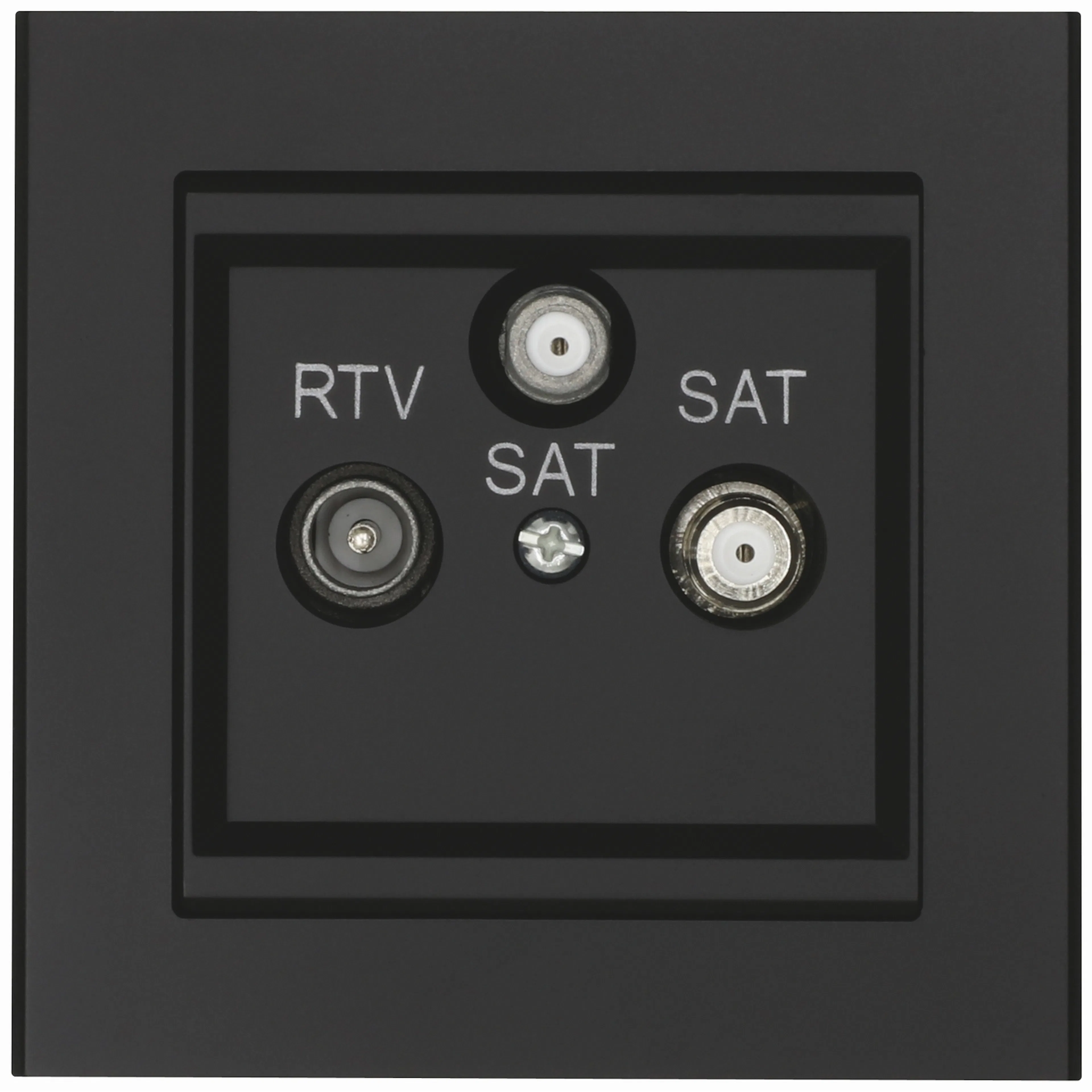 Slututtag Malmbergs Optima Tv/2xSatellit Svart