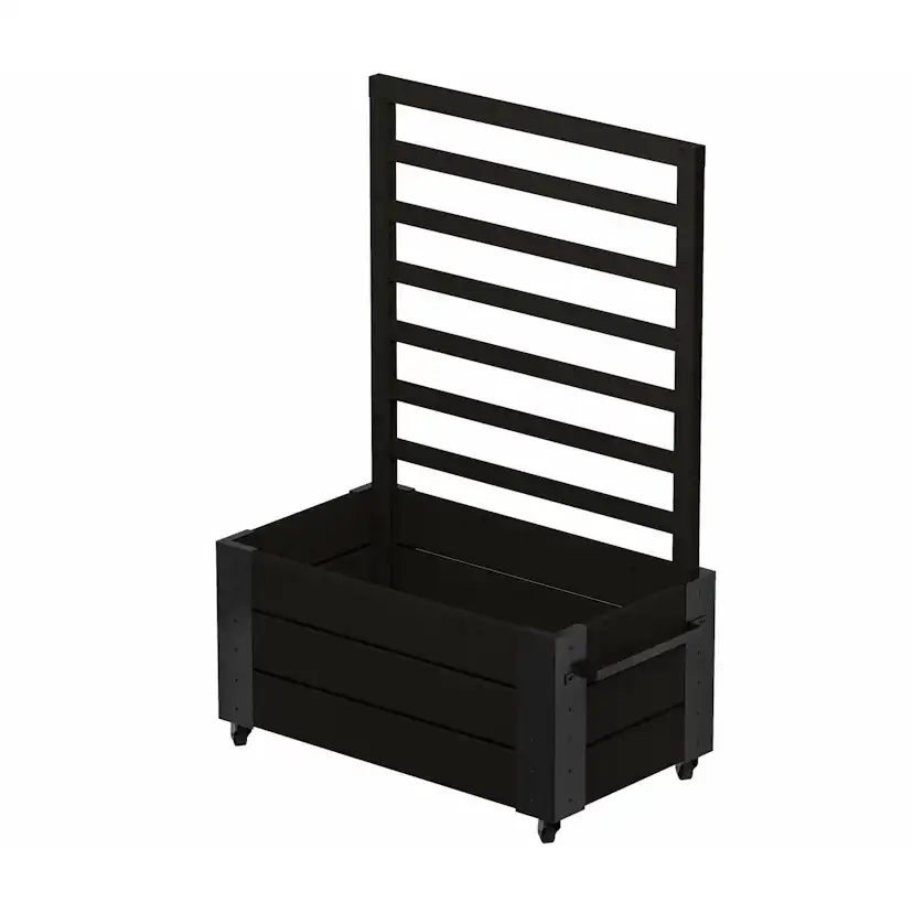 Blomlåda Cubic Med Spaljé