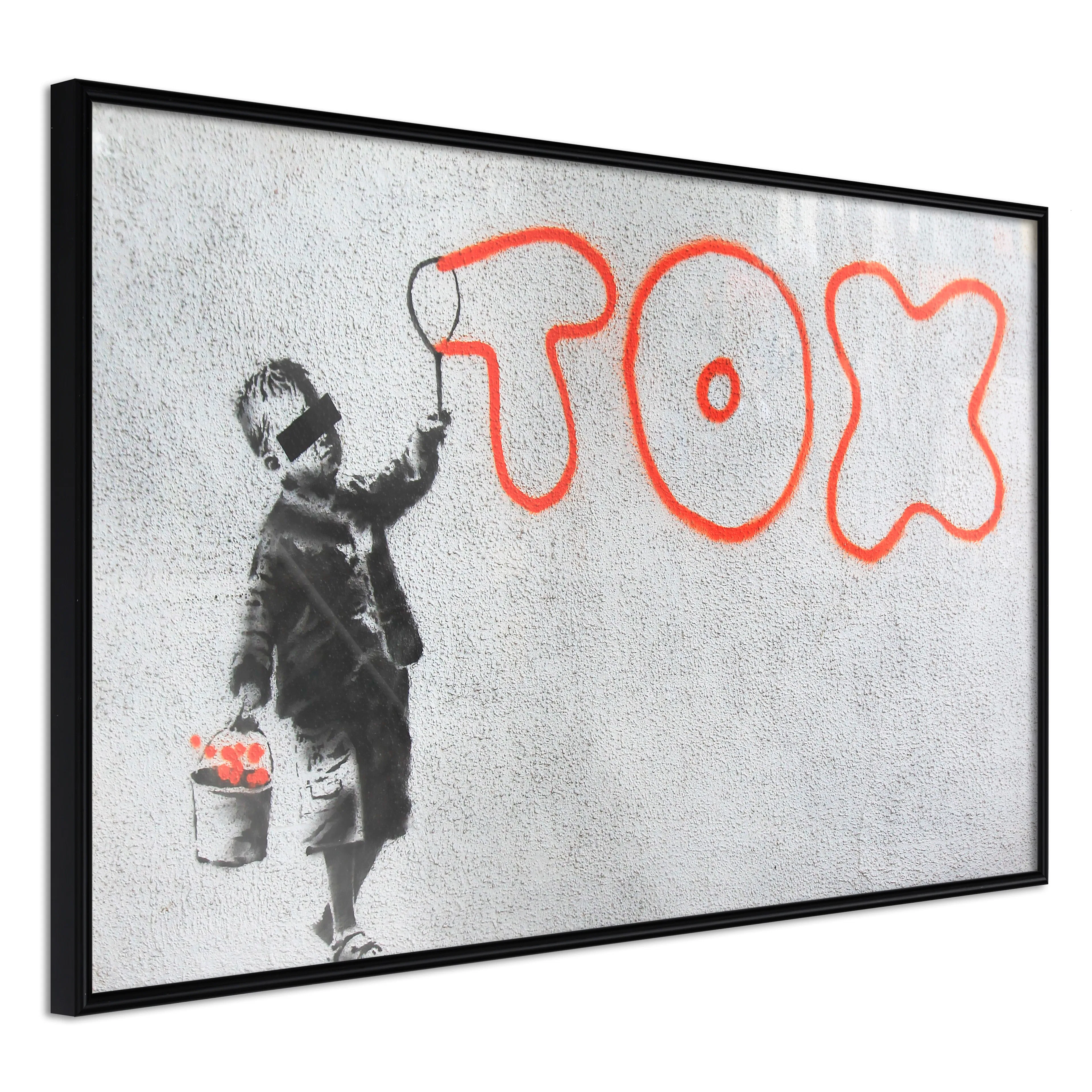 Affisch - Toxic [Poster] 60x40 Svart ram, 60x40 cm