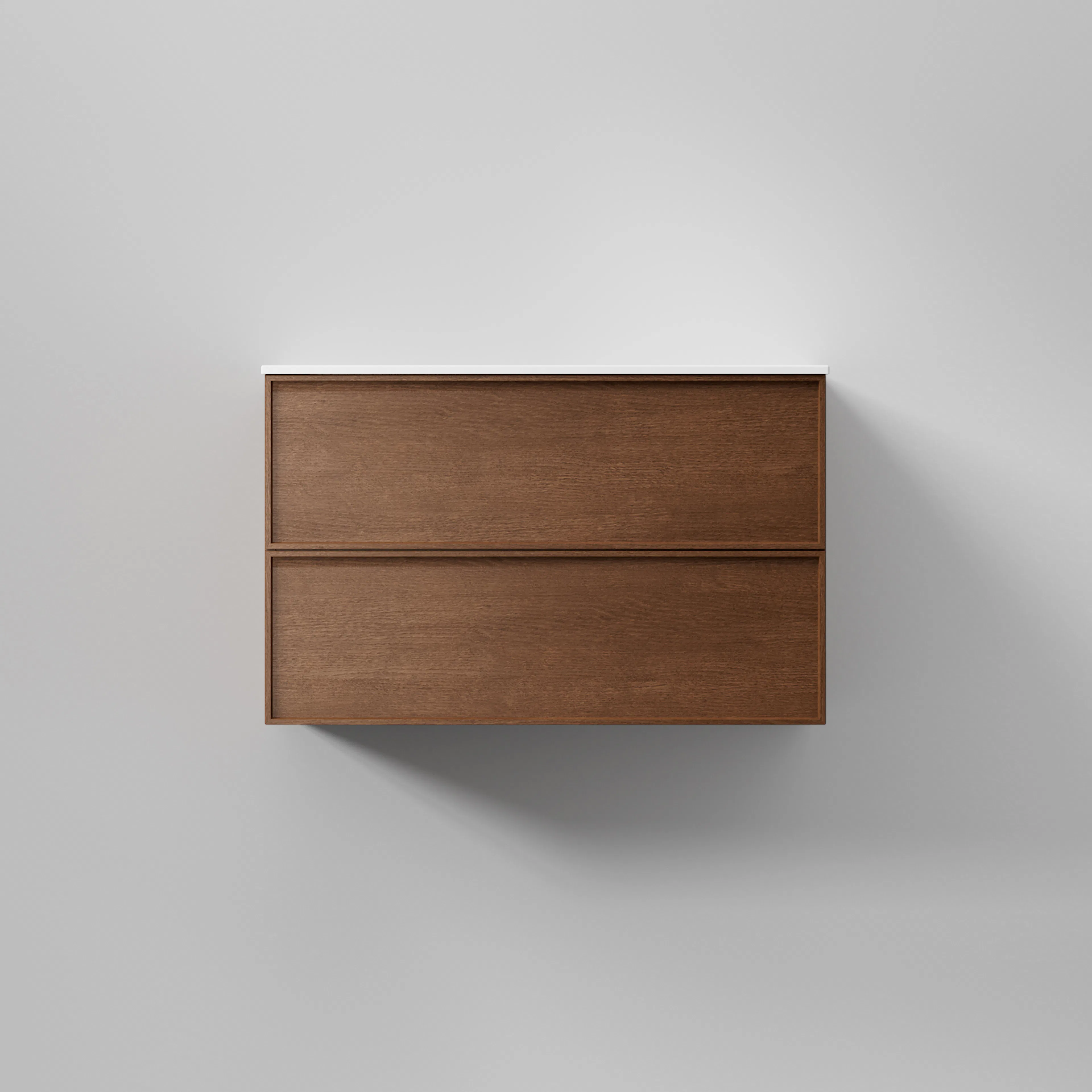 Kommod Core Nema 80 Dark Oak, 2 Lådor Dark Oak, 800x456x500 mm