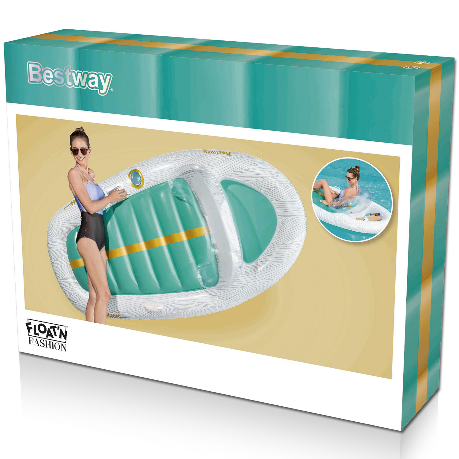 Badmadrass Bestway Vacation Yacht 216 x 117 cm