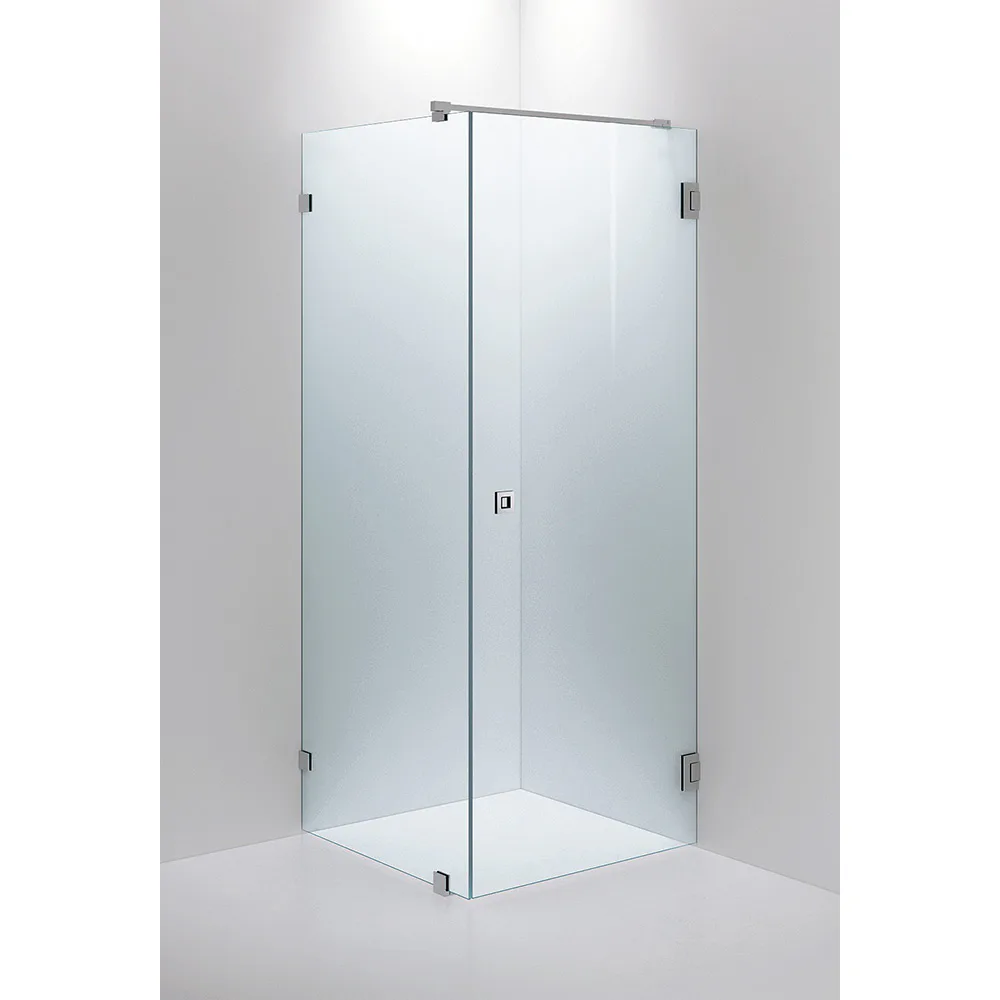 INR ARC 13 Klarglas Blank krom 800x800 Grepp Kvadrat Blank k 800x800 mm, Blank krom