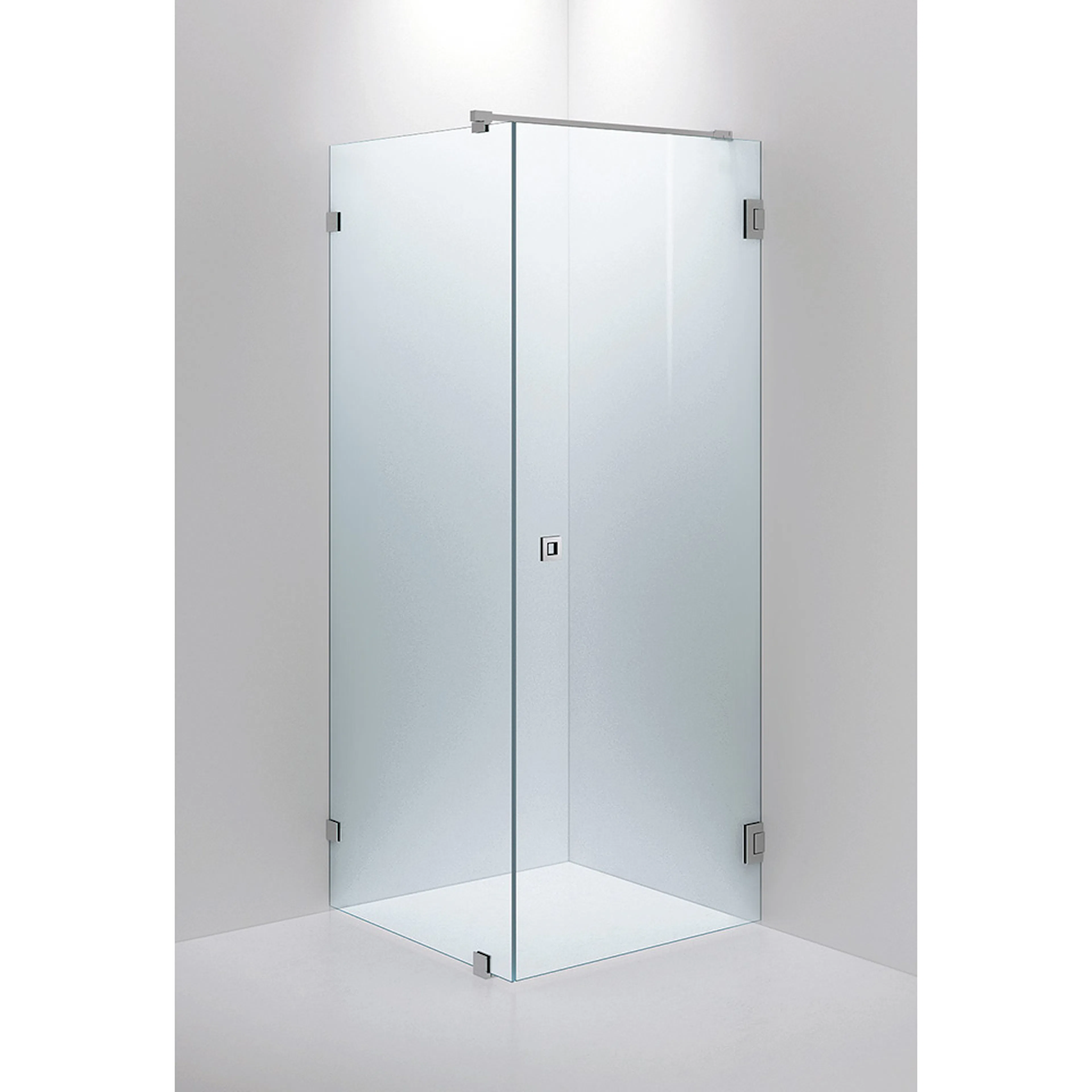 INR ARC 13 Klarglas Blank krom 800x800 Grepp Kvadrat Blank k 800x800 mm, Blank krom