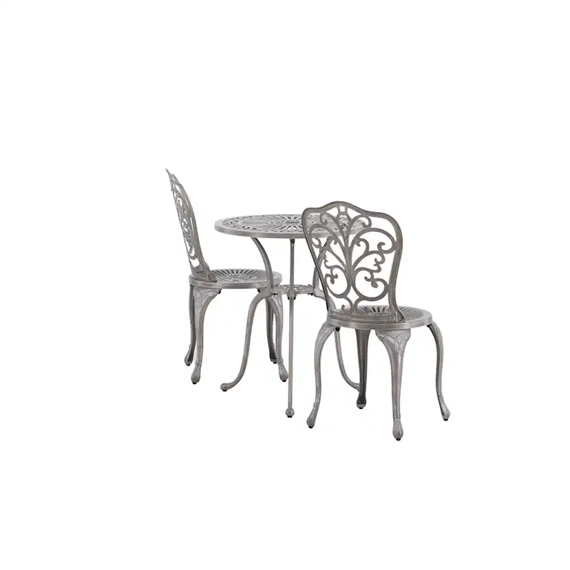 Cafégrupp Venture Home Nandin ø60 cm med 2 Trädgårdsstolar Utomhus