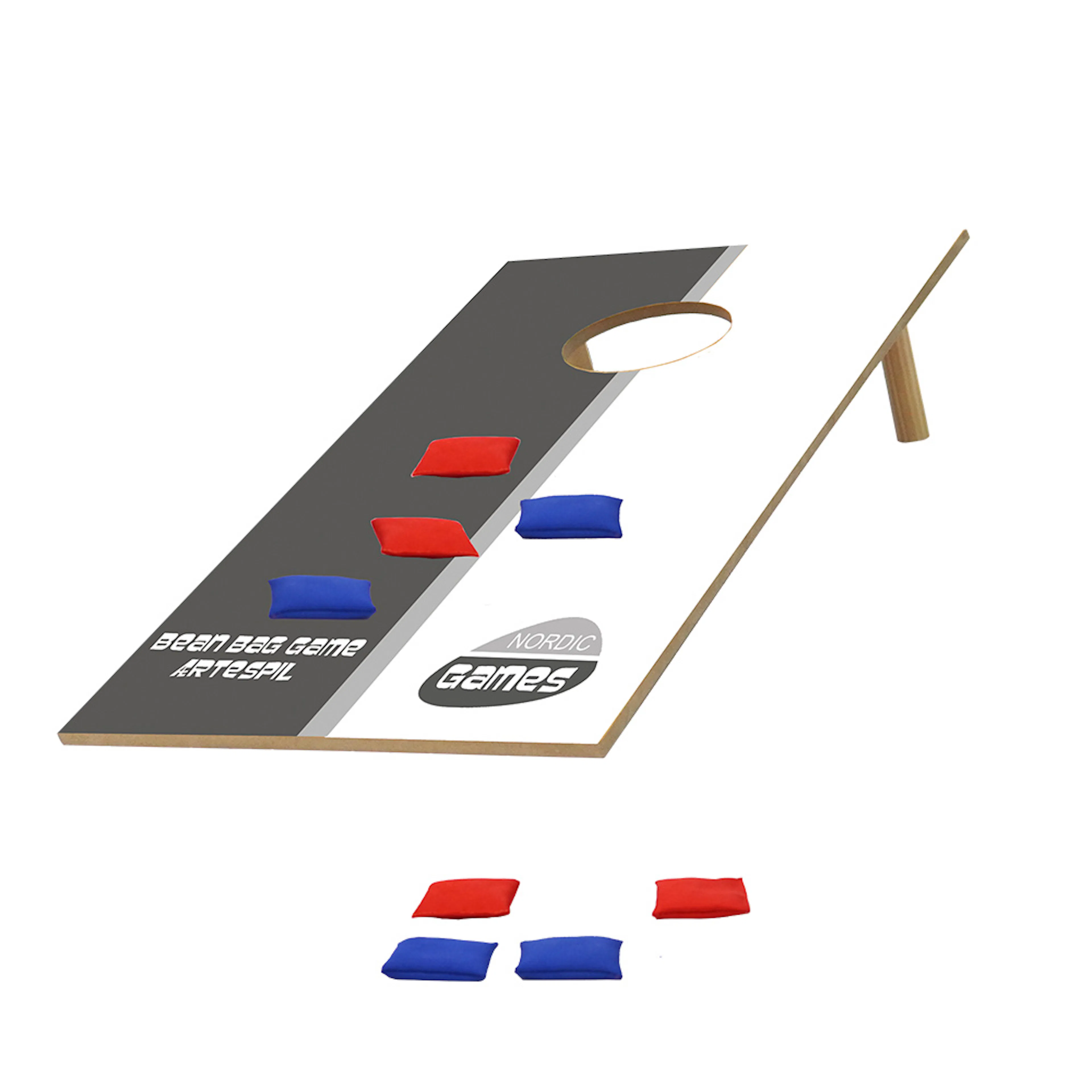 Utomhusspel Nordic Games Bean Bag Vit/Svart Ärtpåse Spel