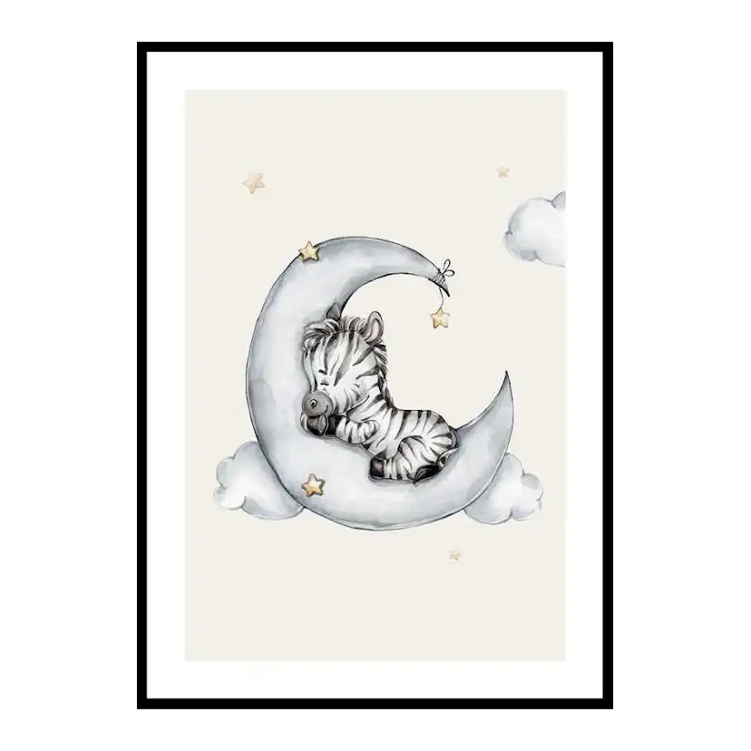 Poster Gallerix Sleeping Zebra