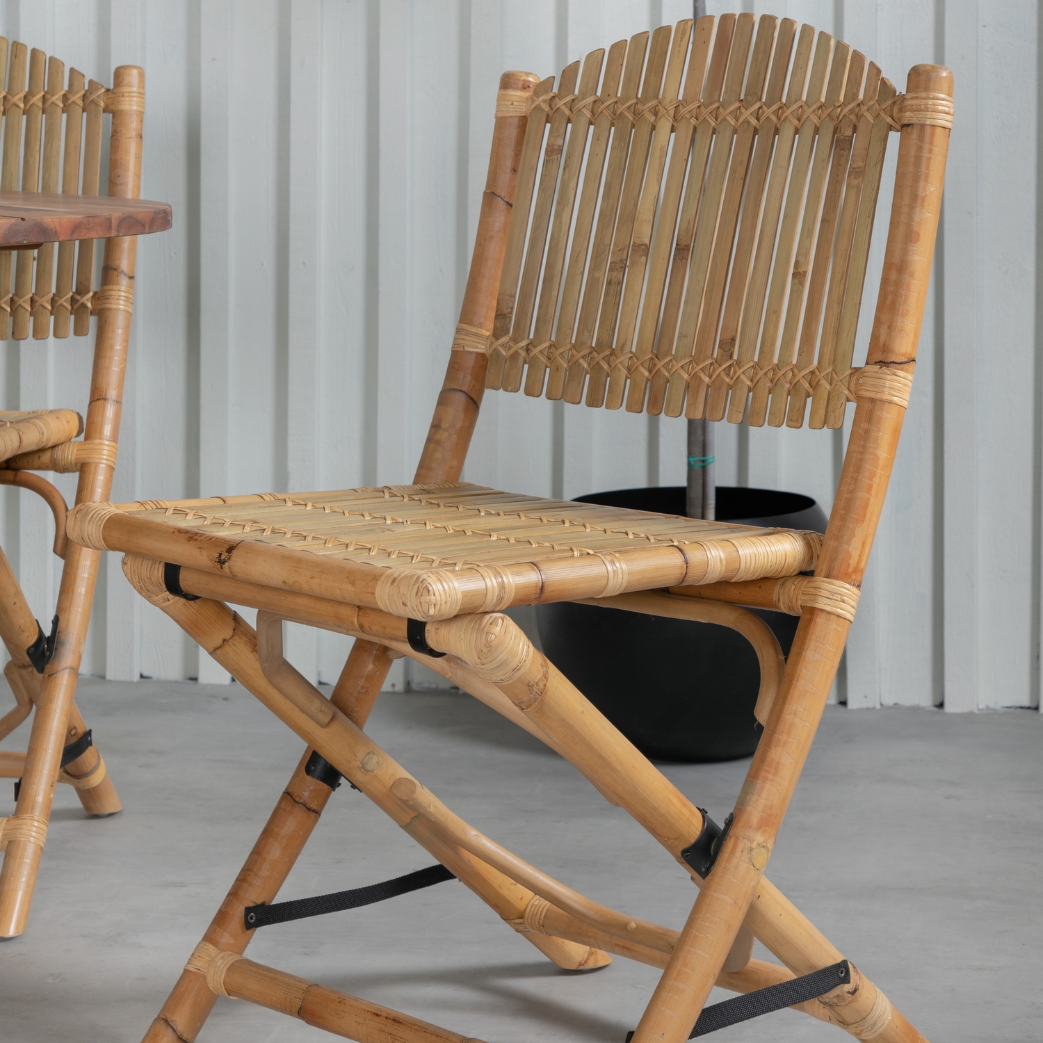 Matgrupp Venture Home Canne med 4 Cave Matstolar