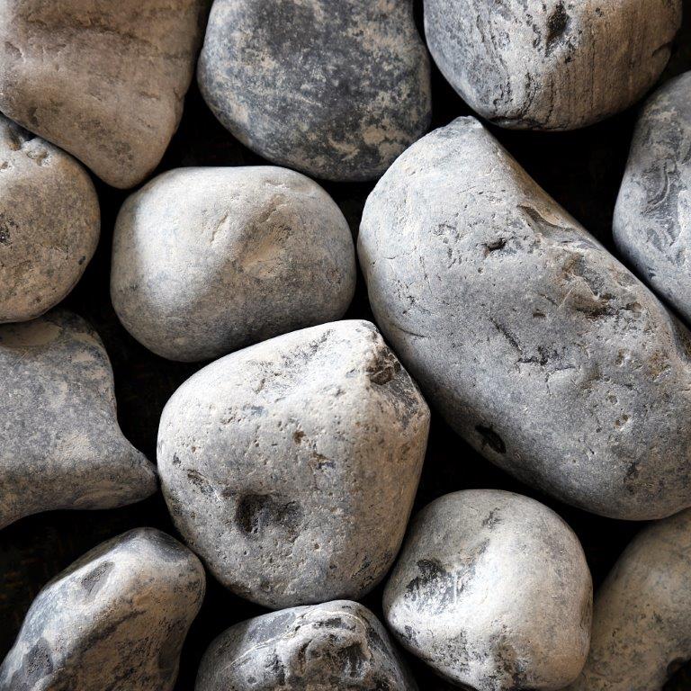 Dekorsten Magrab Krossprodukter Svart Pebbles 40-60 mm, 1000 kg Säck