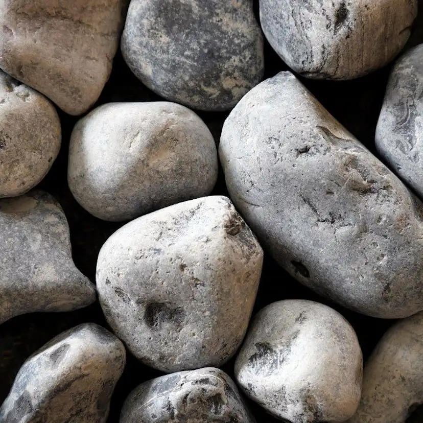 Dekorsten Magrab Krossprodukter Svart Pebbles 40-60 mm, 1000 kg Säck