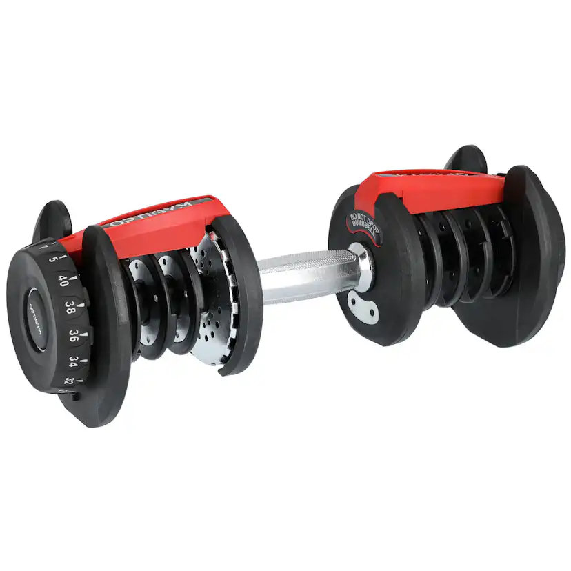 OptiGym Justerbar hantel 40 kg 40 kg