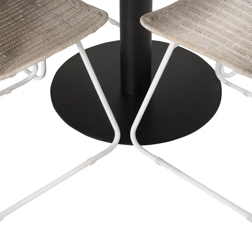 Matgrupp Venture Home Estelle Rund med 4 Cornelia Stolar