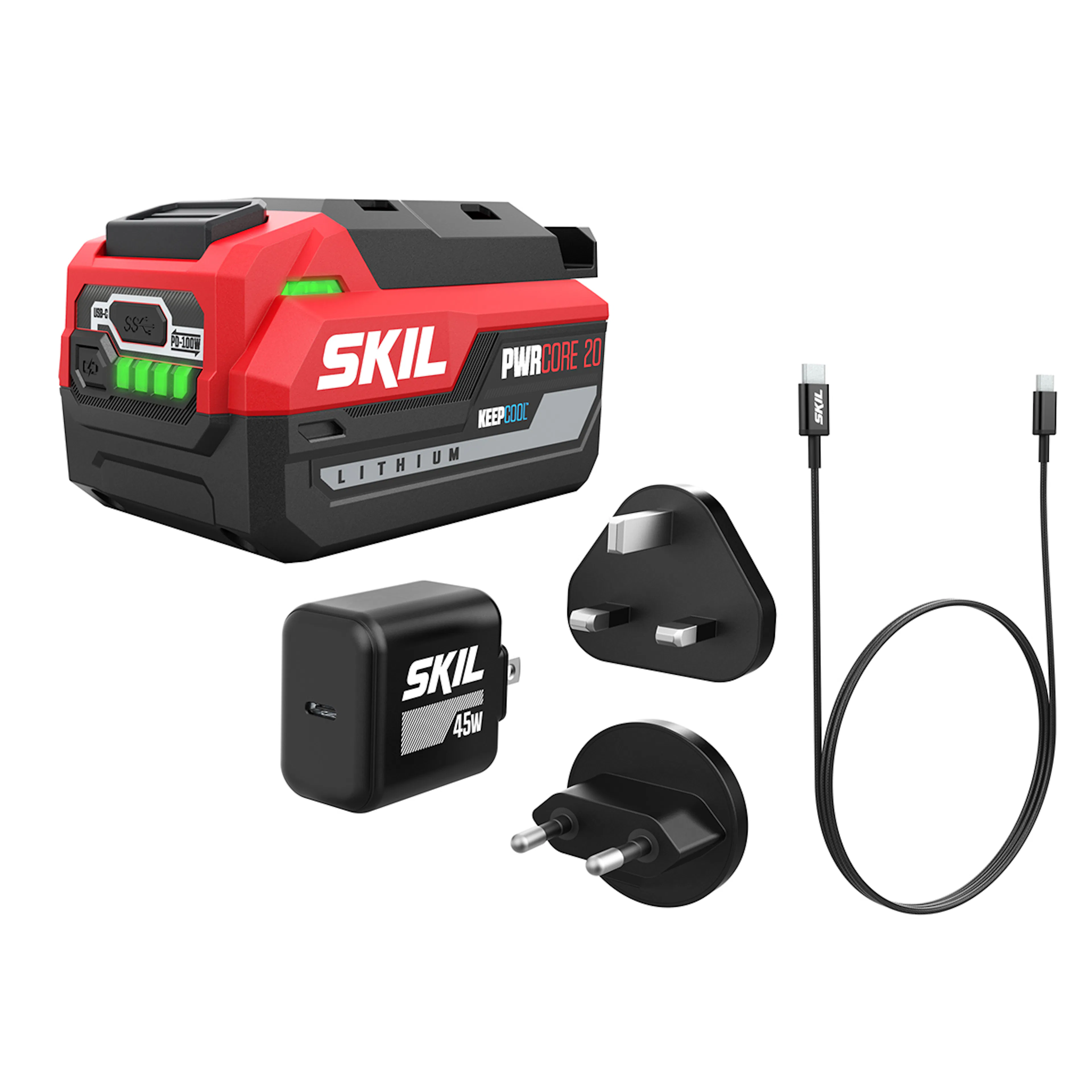 Batteri SKIL 45W PWRASSIST™ Med Laddare 3145 AA